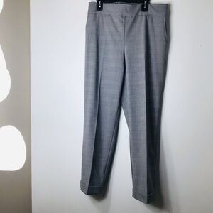 Rachel Zoe pants 8 black & white, cropped, cuffed hem​